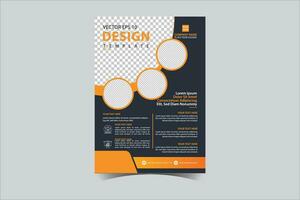 Annual report brochure flyer design template vector, Leaflet, presentation book cover templates, layout in A4 size vector