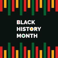 Black history month African American history celebration, social media post, post design, banner, vector