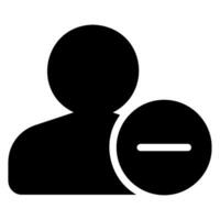 remove glyph icon vector