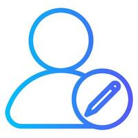edit gradient icon vector