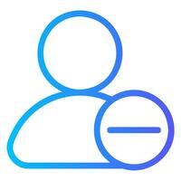 remove gradient icon vector