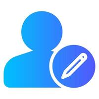 edit gradient icon vector