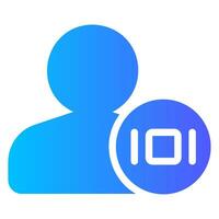 multitask gradient icon vector