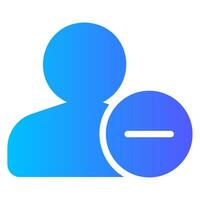 remove gradient icon vector