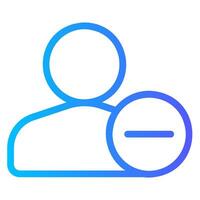 remove gradient icon vector
