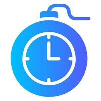 deadline gradient icon vector