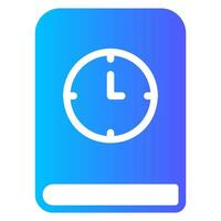 planner gradient icon vector