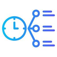 task gradient icon vector
