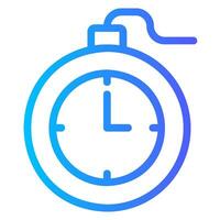 deadline gradient icon vector