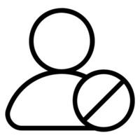 block line icon vector