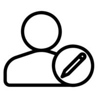 edit line icon vector