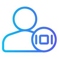 multitask gradient icon vector