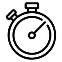 stopwatch line icon vector