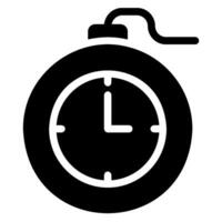 deadline glyph icon vector