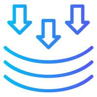 resilience gradient icon vector