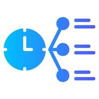 task gradient icon vector