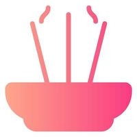 incense gradient icon vector