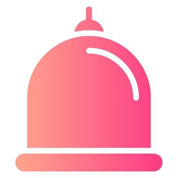 utilización de tazas degradado icono vector