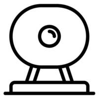 web camera line icon vector