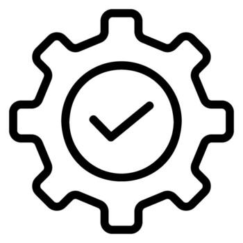 problem solving line icon vector