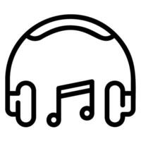 music line icon vector