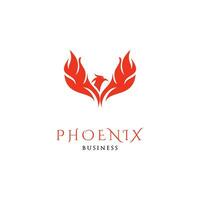 Phoenix Icon Logo Design Template vector