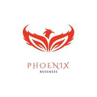 Phoenix Icon Logo Design Template vector