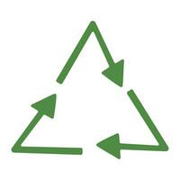 sign recyclable waste zero waste eco bio vector