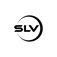 SLV Letter Logo Design, Inspiration for a Unique Identity. Modern Elegance and Creative Design. Watermark Your Success with the Striking this Logo. vector