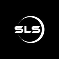 sls letra logo diseño, inspiración para un único identidad. moderno elegancia y creativo diseño. filigrana tu éxito con el sorprendentes esta logo. vector