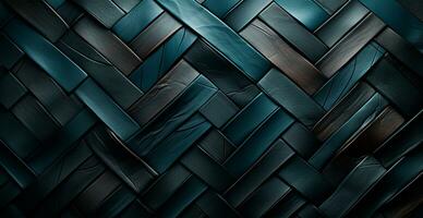 Abstract black background, straight lines lighting - AI generated image photo