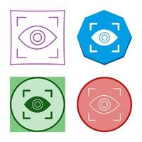 Eye Scan Vector Icon