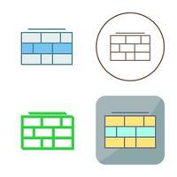 Brick wall Vector Icon