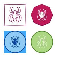 icono de vector de araña