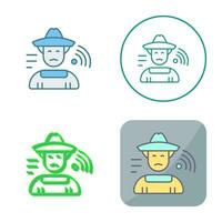 Farmer Vector Icon