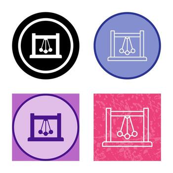 icono de vector de péndulo