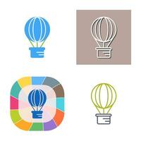 Hot Air Balloon Vector Icon