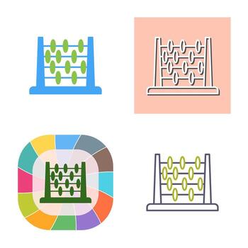 icono de vector de ábaco