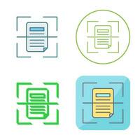 Scan Vector Icon