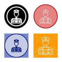 Police Man Vector Icon