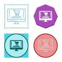 Online Shopping Vector Icon