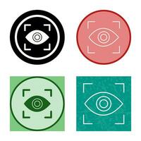 Eye Scan Vector Icon