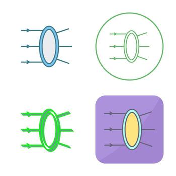 Refraction Vector Icon