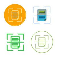 Scan Vector Icon