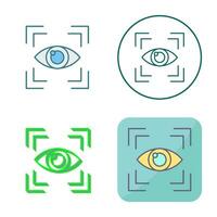 Eye Scan Vector Icon