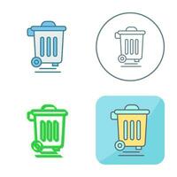 Dustbin Vector Icon