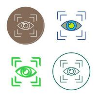 Eye Scan Vector Icon