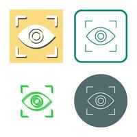 Eye Scan Vector Icon