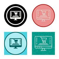 Online Shopping Vector Icon