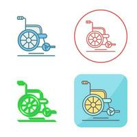 Wheel Chair Vector Icon